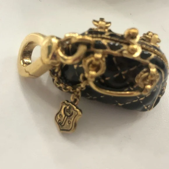 Juicy Couture quilted bowler bag charm - Picture 5 of 8